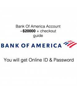 BANK ACCOUNT - 20,000$ - BANK OF AMERICA