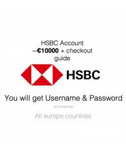 BANK ACCOUNT - 10000€ - HSBC