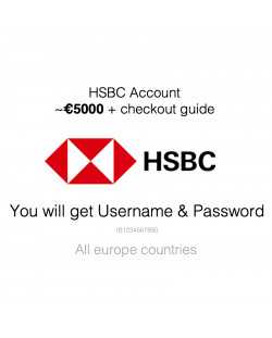 BANK ACCOUNT - 5000€ - HSBC